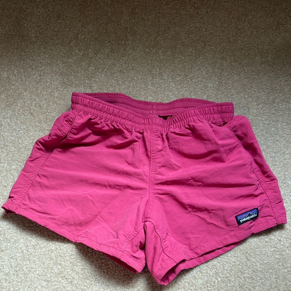 Patagonia Baggies Girl’s Large Vibrant Pink Shorts